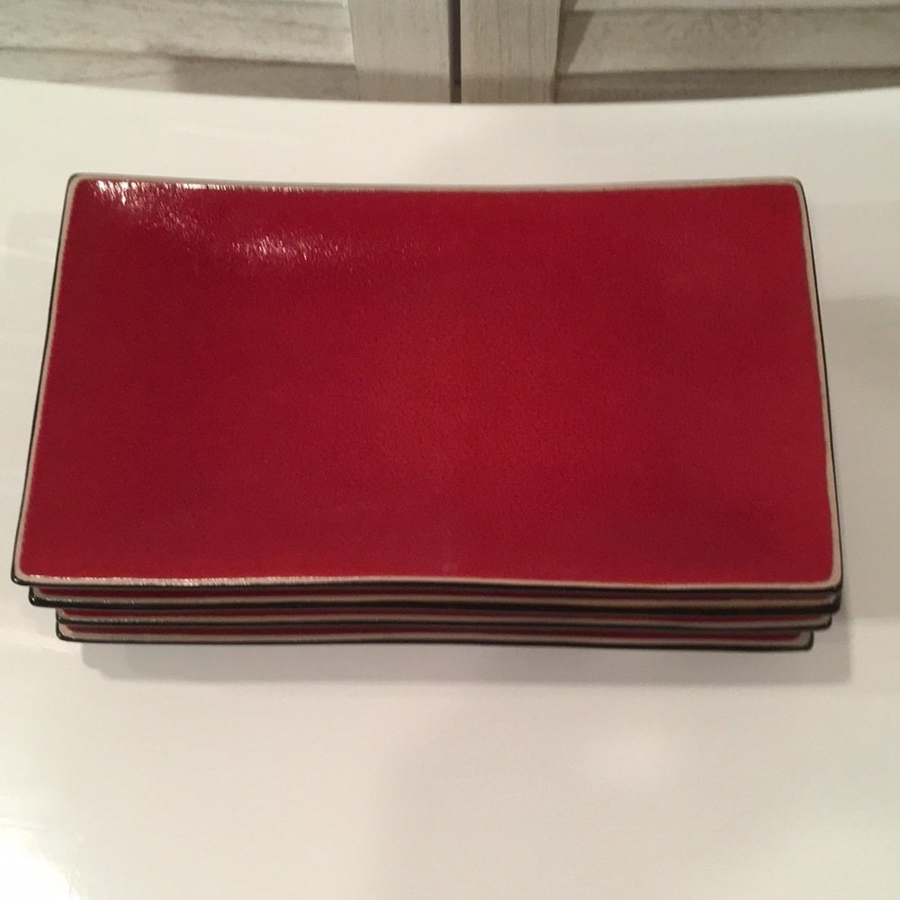 Dinner/Sushi Plates- Large- Set of Four  - 9” x 5.25”
